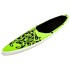 Juego de tabla de paddle surf hinchable verde 305x76x15