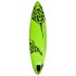 Juego de tabla de paddle surf hinchable verde 305x76x15