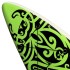 Juego de tabla de paddle surf hinchable verde 305x76x15