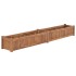 Arriate elevado madera maciza de teca 200x30x25