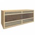 Terrario de madera contrachapada 120x50x50