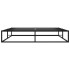 Estructura de cama de metal negra 160x200