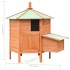 Gallinero madera maciza pino y abeto 126x117x125