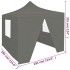 Carpa pleglable Pop-Up con 4 paredes antracita 3x3