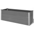 Arriate de WPC gris 150x50x54