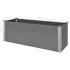 Arriate de WPC gris 150x50x54