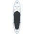 Juego de tabla de paddle surf hinchable azul y