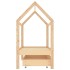 Estructura de cama infantil con cajón madera de pino 70x140