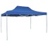 Carpa plegable profesional acero azul 3x4