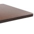 Mesa bistró MDF marrón oscuro 80x80