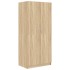 Armario de madera contrachapada roble Sonoma 80x52x180