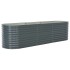 Arriate de acero galvanizado gris 320x80x81