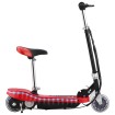 Patinete eléctrico con asiento y LED rojo 120 W