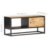 Mueble de TV puerta tallada madera de mango rugosa 90x30x40