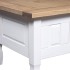 Mesa de centro Corona Range pino mexicano blanco 100x55x45