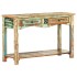 Mesa consola madera maciza reciclada 120x40x75