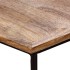 Mesa de centro de madera maciza de mango 56x48x40