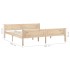 Estructura de cama de madera maciza de pino 180x200