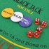 Juego combinado póker/blackjack con 600 fichas láser