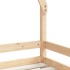 Estructura de cama para niños madera maciza de pino 90x200