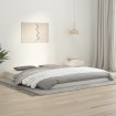 Estructura de cama de madera maciza blanca 180x200 cm