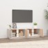 Mueble de TV madera maciza de pino blanco 140x40x40