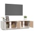 Mueble de TV madera maciza de pino blanco 140x40x40