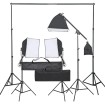 Kit de estudio fotográfico con set de luces