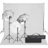 Kit de estudio fotográfico con set de luces y