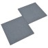 Losetas de goma protección de caídas 12 uds gris 50x50x3