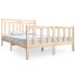 Estructura de cama madera maciza 140x190