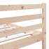 Estructura de cama de madera maciza de pino 140x190