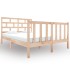 Estructura de cama madera maciza de pino 120x190