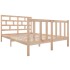 Estructura de cama madera maciza de pino 120x190