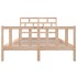 Estructura de cama de madera maciza de pino 160x200