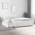 Estructura de cama con cajones blanco 90x200