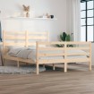 Estructura de cama de madera maciza de pino 160x200 cm