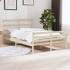 Estructura de cama madera maciza de pino 140x190