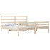 Estructura de cama madera maciza de pino 140x190