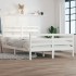 Estructura de cama madera maciza de pino blanco 120x200