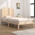 Estructura de cama madera maciza de pino 100x200