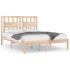 Estructura de cama madera maciza de pino 135x190