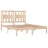 Estructura de cama madera maciza de pino 135x190