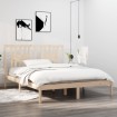 Estructura de cama madera maciza de pino 140x200 cm