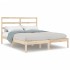 Estructura de cama madera maciza de pino 140x190