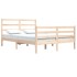 Estructura de cama madera maciza de pino 140x200