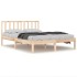 Estructura de cama madera maciza de pino 135x190