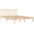 Estructura de cama madera maciza de pino 135x190