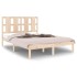 Estructura de cama madera maciza de pino 120x200