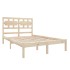 Estructura de cama madera maciza de pino 140x190